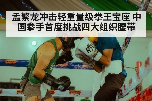 孟繁龙冲击轻重量级拳王宝座 中国拳手首度挑战四大组织腰带